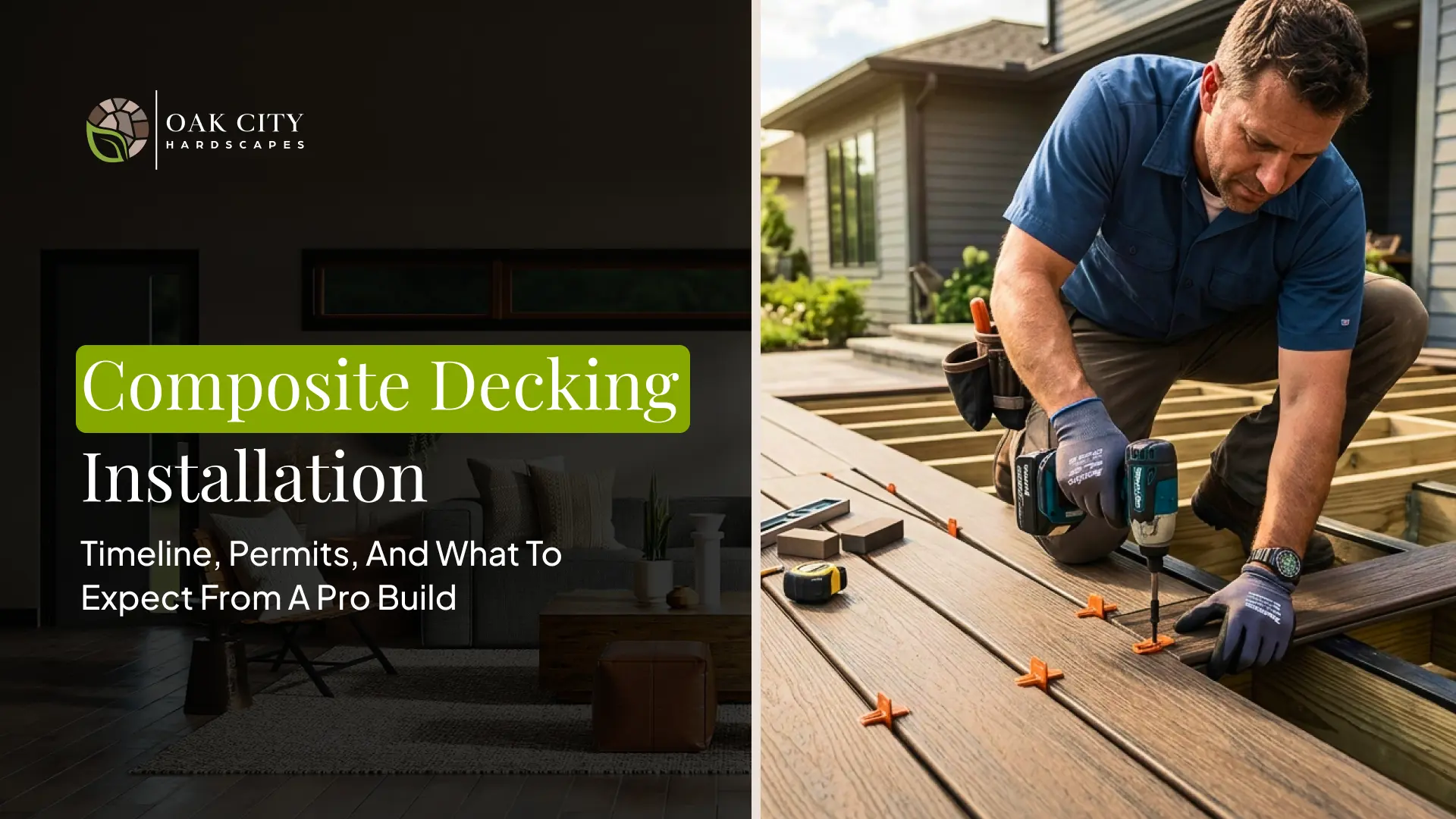 Learn the composite deck installation timeline, Raleigh permitting steps, and what to expect from a pro build so your project stays on schedule.