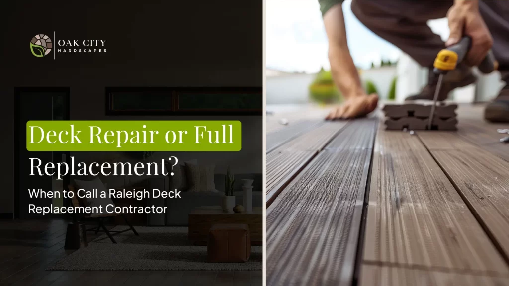Learn when deck repairs make sense vs full deck replacement in Raleigh. Safety signs, cost tipping points, and what to ask deck replacement contractors.